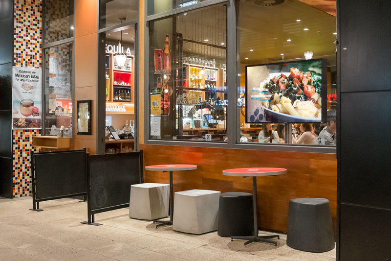 Restaurant digital signage